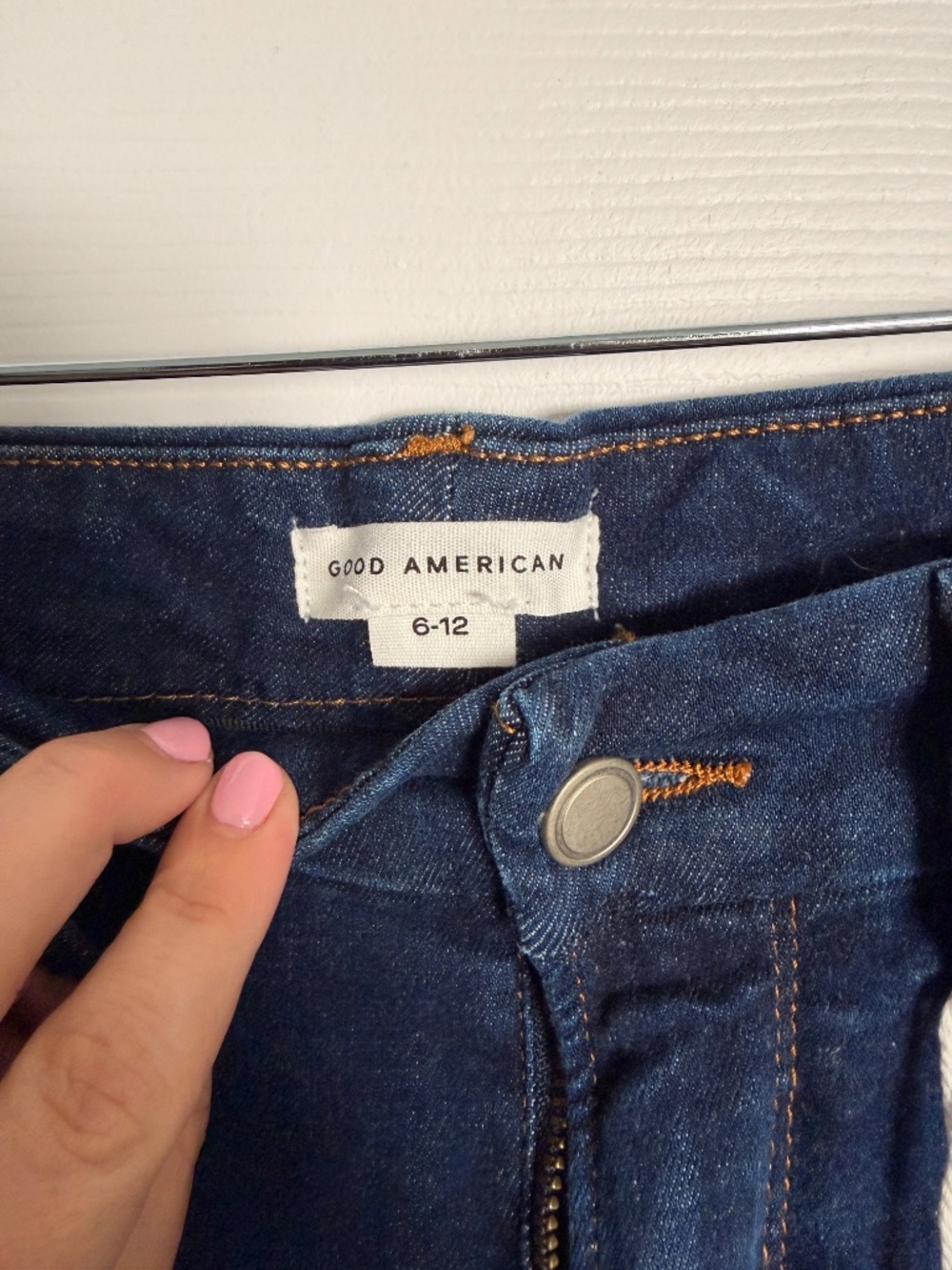 NWT Good American Always Fits Good Legs Skinny Jeans Size 6-12 Blue - Picture 3 of 4